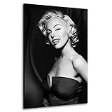 Kunstgestalten24 Leinwandbild Marilyn Monroe Portrait Wandbild Kunstdruck Übergröß
