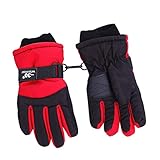 Kinder Winter Warme Handschuhe für Skifahren Radfahren Fäustlinge für 6-10 Jahre Kinderhandschuhe wasserdichte Winddichte Kinderhandschuhe Outdoor Sport Snowboarden S