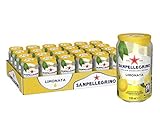 Sanpellegrino | Zitronen Limonade | Limonata | Hoher Fruchtanteil 16% frisch gepresster Zitronen | Ideal für unterwegs | 24er Pack (24 x 0,33l) Einweg D