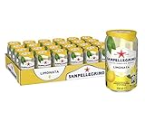 Sanpellegrino | Zitronen Limonade | Limonata | Hoher Fruchtanteil 16% frisch gepresster Zitronen | Ideal für unterwegs | 24er Pack (24 x 0,33l) Einweg D