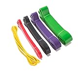 HENGGE Stretch Hilfsband, zieht Hilfsband für Bewegung, Warm-Up, Erholung, Gewichtheben, zu Hause Fitness und Bewegung,5PCS