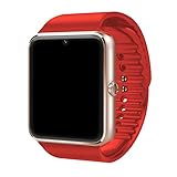 ULTECHNOVO Smart Watch Gesundheits- und Fitness-Smartwatch mit SIM-Kartenslot und 2.0MP Kamera, kompatibel für iPhone/Samsung und Android Handy