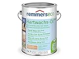 Remmers Hartwachs-Öl [eco] intensiv-weiß, 2,5 Liter, Hartwachsöl für innen, auf Basis natürlicher Öle, Beize, Öl und Wachsversiegelung in einem Produkt, nachhaltig, veg