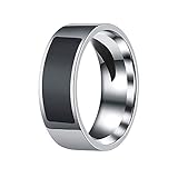 LZW , NFC Smart-Ring Multifunktions-Smart-Ring Digital-Finger-Ring Für Android Mobile Device Payment Ring Technologie Smart-Wearable Ring,Schwarz,7