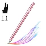 WOEOA Stift für Tablet, ipad Stift Empfindlicher Pencil mit Handflächenfeste Handschuhe kompatibel für ipad air, ipad Mini, iPhone Samsung Huawei Lenovo Xiaomi Tablet für sämtliche T