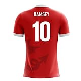 2022-2023 Wales Airo Concept Home Football Soccer T-Shirt Trikot (Aaron Ramsey 10)