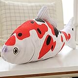 20-140CM Cyprinus Carpio Fisch Koi Karpfen Plüschtiere Lebensechte Gefüllte Wasserfische Mode Kissen Für Kinder Geschenk 20cm 3