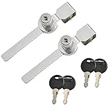 Sliding Glass Door Ratchet Lock Schrank-ZubehöR SchlöSser SchiebetüRen Glas Schiebe Lock SchiebetüR Schloss Terrarium Glas Auslage Schaukasten Schloss füR Schaufenster Schublade MöBel 2 StüCk
