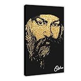 Promi-Osho Autogramm-Bild, Wandkunst, Dekordruck, Gemälde für Wohnzimmer, Poster, Rahmen: 30 x 45