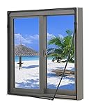 BABYCOW Fensternetz für Katzen, Transparentes Fenstergitter, Schutznetz für Balkon & Fenster, Fliegengitter gegen Mückenkäfer, Reiß