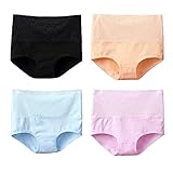 ZZSRJ Unterwäsche Frauen High-Tailles Slips Bauch Plus Size Slip (Color : I, Größe : L)