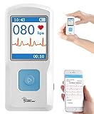 newgen medicals EKG Gerät: Mobiles medizinisches EKG-Messgerät mit PC-Software und App (Mobile EKG Geräte)