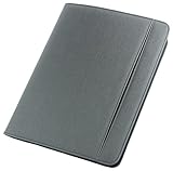 Pularys Notizbuch-Organizer (A4) 26 x 33,5 x 3,5 cm mit Powerbank 5000 mAh, Tablett/Smartphone-Ständer, Gewicht 920 g, Notizblock A4 20 Seiten, Reißverschluss und viele F