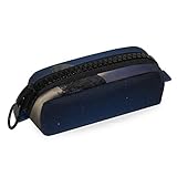 Montoj Große Kapazität Federmäppchen Night Star Sky Receiver Make-up Pinsel Organizer Tasche Canvas T