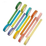 10 Rollen Farbige Masking Tape, Regenbogen-farb Maler-Klebeband Labeling-Klebeband Für Kids Fun Kunst DIY, Identifikation, Cording, Bewegliche Kästen, Hauptdekoration, Bürob