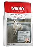 MERA Pure Sensitive Fresh Meat Adult Truthahn und Kartoffel Hundefutter – Trockenfutter für Hunde mit Einer Rezeptur ohne Getreide und 25% F