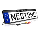 NEOTONE NTK-180Z universelle Rückfahrkamera in Kennzeichenhalterung | 170° Weitwinkelobjektiv | IP67 Feuchtigkeitsschutz | Höchste Qualität |