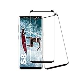 Galaxy S8 Panzerglas Schutzfolie, [2 Stück] Hohe Qualität Gehärtetem Glass [HD Clear] [Blasenfrei] [9H Härte] [Anti-Kratzer] [Case Friendly] Panzerglasfolie für Samsung Galaxy S8