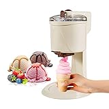 YLLQXI Eismaschine Mit Kompressor, Softeismaschine Für Zuhause, Aluminiumfolie in Lebensmittelqualität Slush EIS Maschine Frozen, Yogurt Maschine E