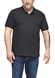 s.Oliver Big Size Herren Poloshirt aus Baumwolle dark grey 3XL