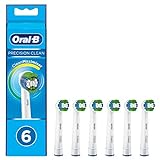 Oral-B Precision Clean Aufsteckbürsten für elektrische Zahnbürste, 6 Stück, mit CleanMaximiser-Borsten für optimale Zahnpfleg
