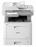 Brother MFC-L9570CDW Professionelles 4-in-1 Farblaser-Multifunktionsgerät (31 Seiten/Min., Drucker, Scanner, Kopierer, Fax) weiß/g