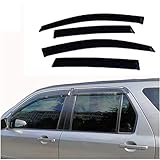 Windabweiser FüR Hon-da CRV 2012-2016, Auto Seitenscheiben Vorn Und Hinten Regenschutz Regenabweiser Fenster KabinenzubehöR Smoke Rain Visor Guard Modify ZubehöR