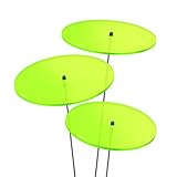 SUNPLAY 'Sonnenfänger-Scheiben in GRÜN, 3 Stück je 10 cm Durchmesser im Set + 35 cm Schwingstäb
