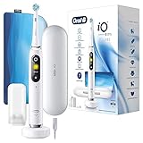 Oral-B iO Series 9 Elektrische Zahnbürste/Electric Toothbrush, 7 Putzmodi für Zahnpflege, Magnet-Technologie & 3D-Analyse, Farbdisplay, Lade-Reiseetui & Beauty-Tasche, Special Edition, white alab