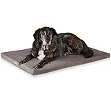 ONVAYA® Hundekissen aus Memory Foam | orthopädisch | 95 Grad waschbar | grau | Hundebett Größe S | Hundematratze | Hundematte | Liegek