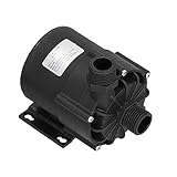 DC12V DC Wassertauchpumpen, Geräuscharmer bürstenloser DC-Motor für Aquarium, Geeignet für Solarbrunnen Fischteich,