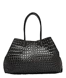 Liebeskind Berlin Croco Chelsea Shopper, black, Large (HxBxT 30.0cm x30.0cm x30.0cm)