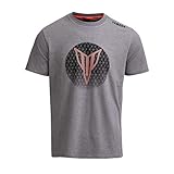 Yamaha - MT- Shirt Herren | T-Shirt in grau und schwarz (S, Grau)