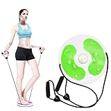 Twisting Waist Disc Mit Zugseil,Twist Board,Waist Twist Disc,Fitneßscheibe für Übungen für Hüften und Taille Fitness und Bewegung