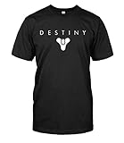 Destiny T-Shirt Destiny Logo Guardian Bungie Top Tee (X-Large, Black)