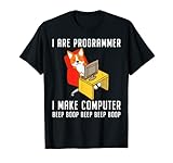 Lustiger 'I Are Programmer Programmierer, CodierungsNerd Corgi Dog' T-S