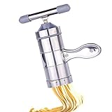 LQZ Pasta-Maschine, Edelstahl manuelle Nudel Nudelmaschine Presse Hspaghetti kitcen Maschine, die DIY