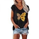 T-Shirt Damen, Tshirt Damen V Ausschnitt Weiß Damen Tunika Top Locker Langarm V Ausschnitt Knopfleiste Plissiert Floral Henley Shirt Bluse T Shirt Damen Vintage Spitze V-Ausschnitt Tops S