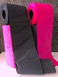 IT IS IN Super trendiges WC-Papier im Magic Mix 'black + pink' 3-lagig 6 Rollen pro Farbe/Lieferumfang 12 Rollen g