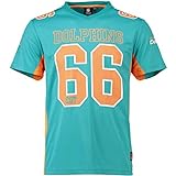 Fanatics Miami Dolphins T-Shirt NFL Fanshirt Jersey American Football blau - L