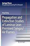 Propagation and Extinction Studies of Laminar Lean Premixed Syngas/Air Flames (Springer Theses)