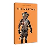 The Martian Poster Klassische Filme Leinwand Poster Schlafzimmer Dekor Sport Landschaft Büro Zimmer Dekor Geschenk Rahmen: 50 x 75