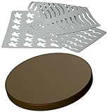 Martellato 48 Teil Silikon Schokolade Dekoration Tabelle, 26 mm, weiß