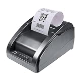 DONTZ 58 mm Kassenbon Thermodrucker USB BT Mini er Etikettendrucker Supermarkt Kassenzettel Drucken Kompatibel für iOS Android Windows ESC/POS Druckb