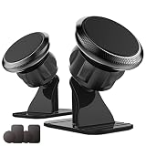 TANiCOO 2pack Magnetic Car Phone Holder, Car Mobile Phone Holder, 360 ° Adjustable Magnetic Mobile Phone Holder for Car Dashboard Mount Compatible with Smartp