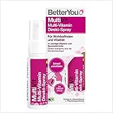 BetterYou Multi-Vitamin Direkt-Spray - Zum Sprühen auf die Mundschleimhaut - 14 wichtige Vitamine und Spurenelemente – praktisch, schnell und effektiv – Für Ihr Wohlbefinden - 25