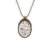 DIYthinker China Bambus Laterne Panda Halskette Messing antik Vintage Anhänger Schmuck Deluxe Geschenk