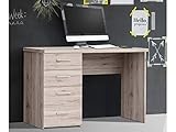 möbelando Schreibtisch Bürotisch Arbeitstisch Computertisch Tisch Büromöbel Balu II S