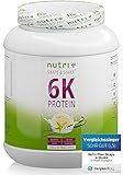 Mehrkomponenten Proteinpulver VANILLE EISCREME - laktosefreie Eiweißquelle 82,2% Eiweiß - Protein Pulver 1kg - Muskel-Shake Vanilla Ice Cream - Proteinkomplex - 1000g Eiweißp