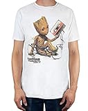 Guardians of the Galaxy Vol 2 Groot Tape Men's T-Shirt (XXL)